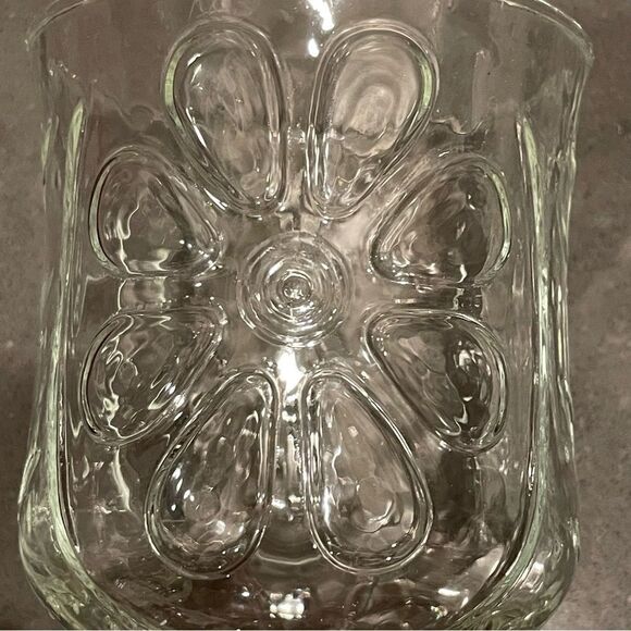 Vintage Libbey Clear Country Garden Daisy Juice Glass - Picture 9 of 9